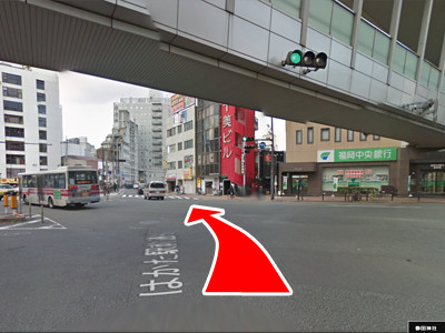 JR九州博多駅からハピネス福岡まで3